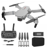 Drone E88 pro 4k de alta definição, dupla câmera, visão, posicionamento, controle remoto, quadricóptero